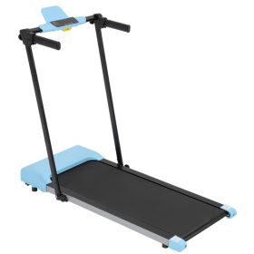 Treadmills For Home, Treadmill With LED For Walking & Running (Option: blue)